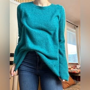 Loft Pull Over Sweater Stitch Detailing